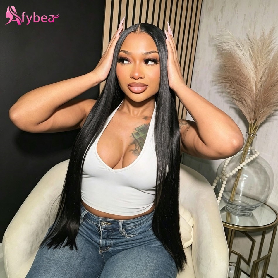 Lace Front Wig - 스트레이트 인모 가발 글루리스 220 밀도