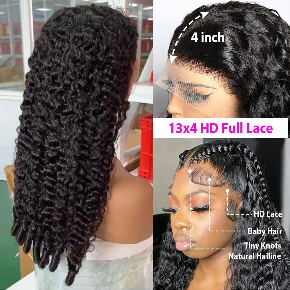 버마산 곱슬머리 인모 가발 13x6 HD 레이스 프론트 - Lace Front Wig 리뷰 및 가격
