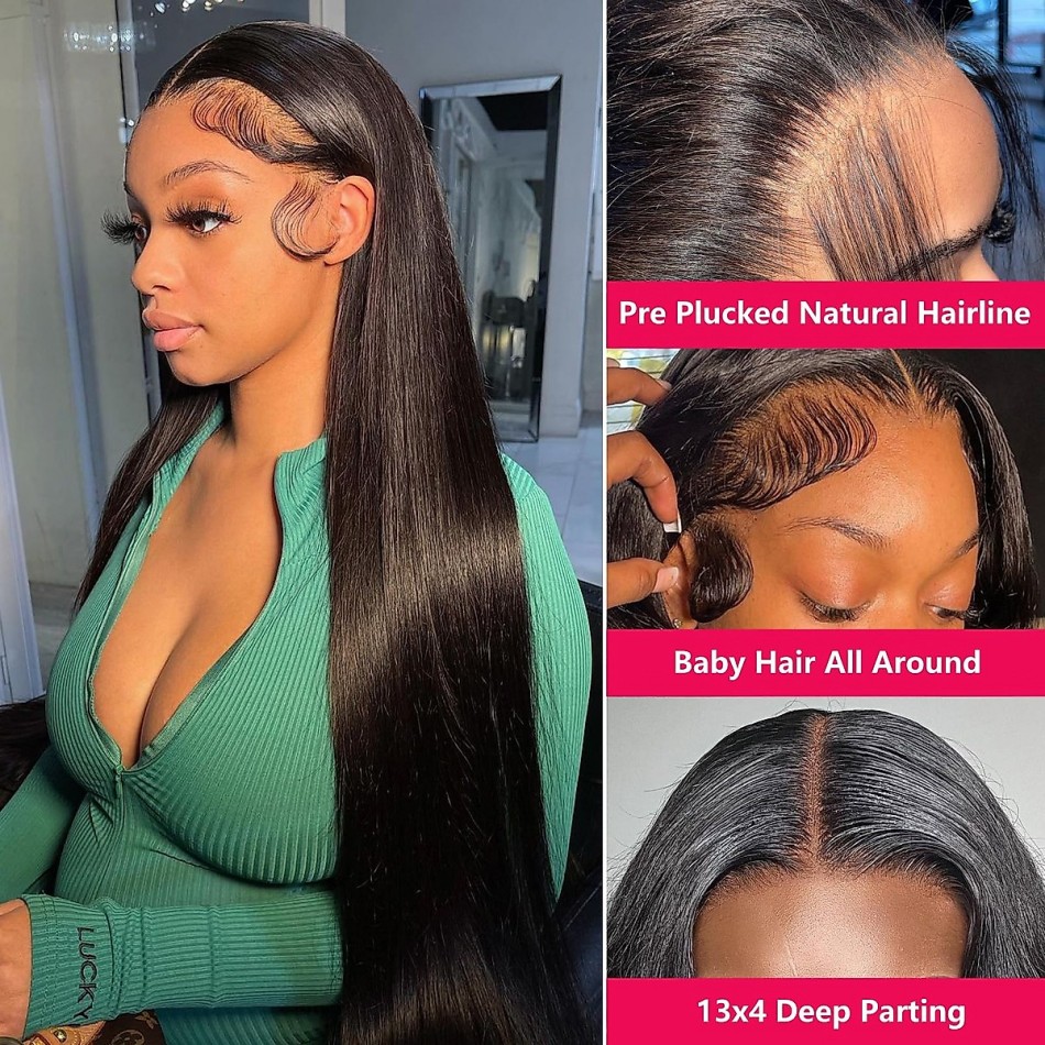 스트레이트 인모 가발 글루리스 220 밀도 13X6 H - Lace Front Wig 리뷰 및 가격