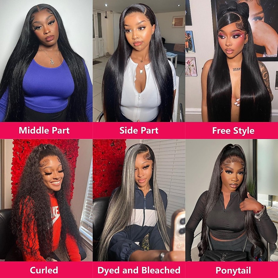 스트레이트 인모 가발 글루리스 220 밀도 13X6 H - Lace Front Wig 리뷰 및 가격