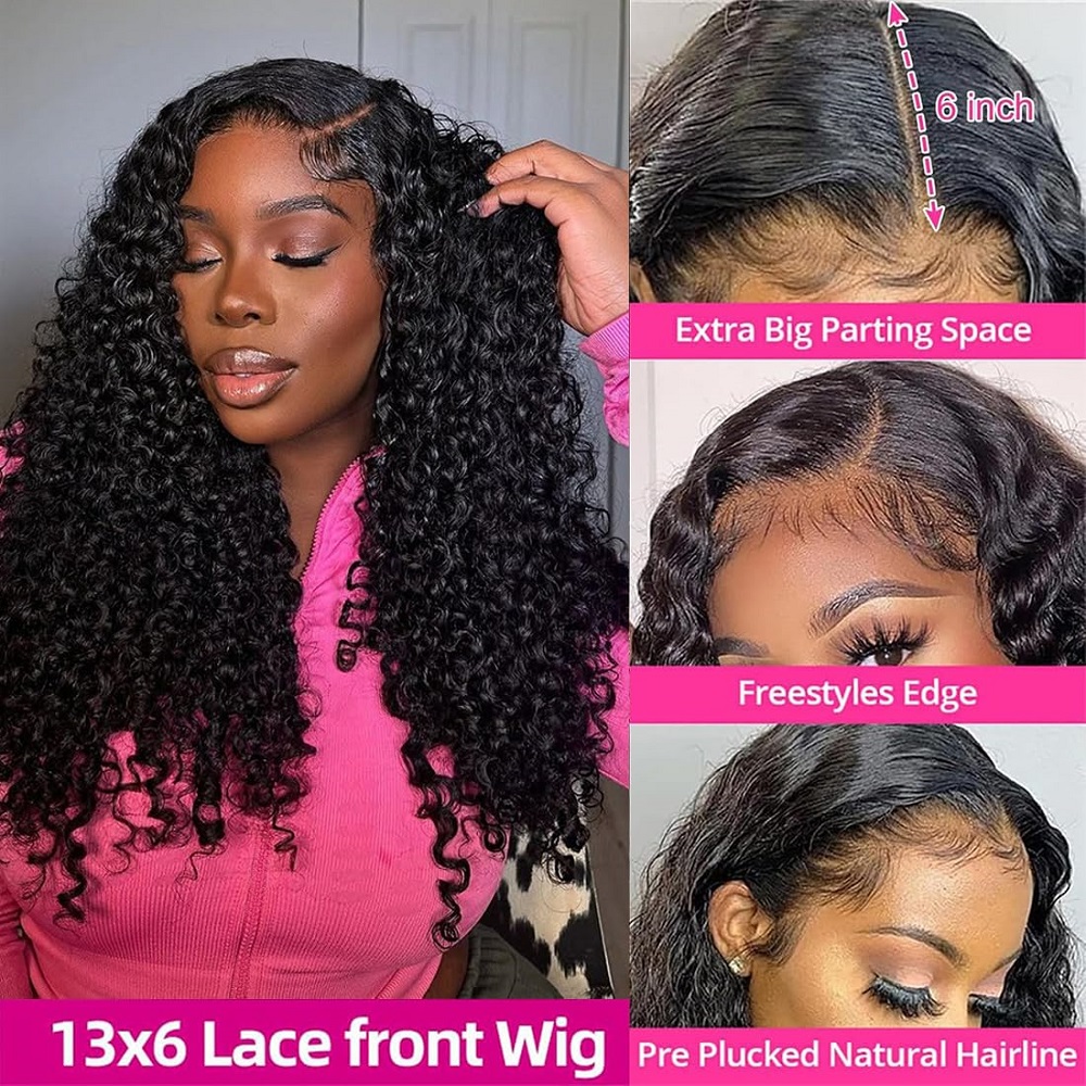 200 밀도 13x4 13x6 HD 투명 풀 레이스 프 - Lace Front Wig 리뷰 및 가격