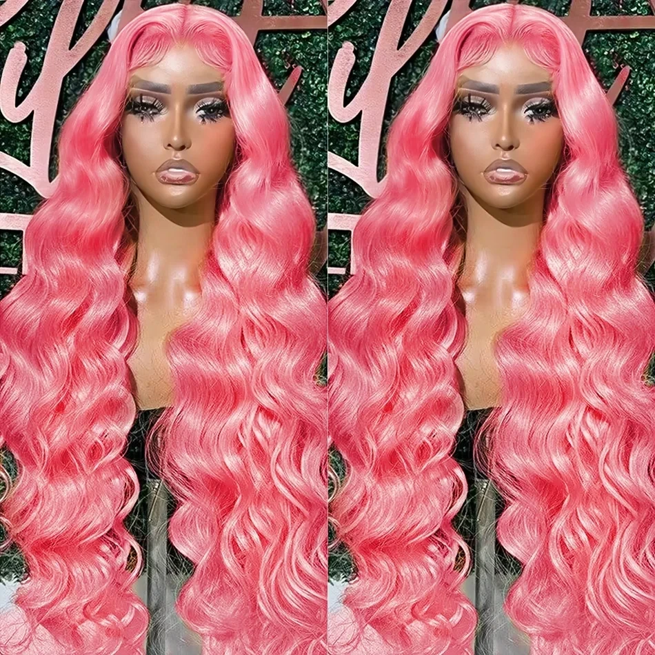13x4 바디 웨이브 라이트 핑크 레이스 프론트 가발  - Lace Front Wig 리뷰 및 가격