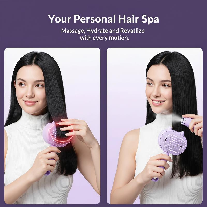 1개 귀여운 고양이 귀 모양 전기 스프레이 헤어 브러쉬 - Hair Care Daily 리뷰 및 가격