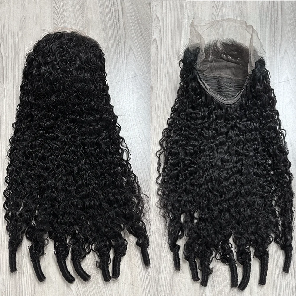 내추럴 컬러 버마산 곱슬 웨이브 글루리스 인모 가발 여 - Lace Front Wig 리뷰 및 가격