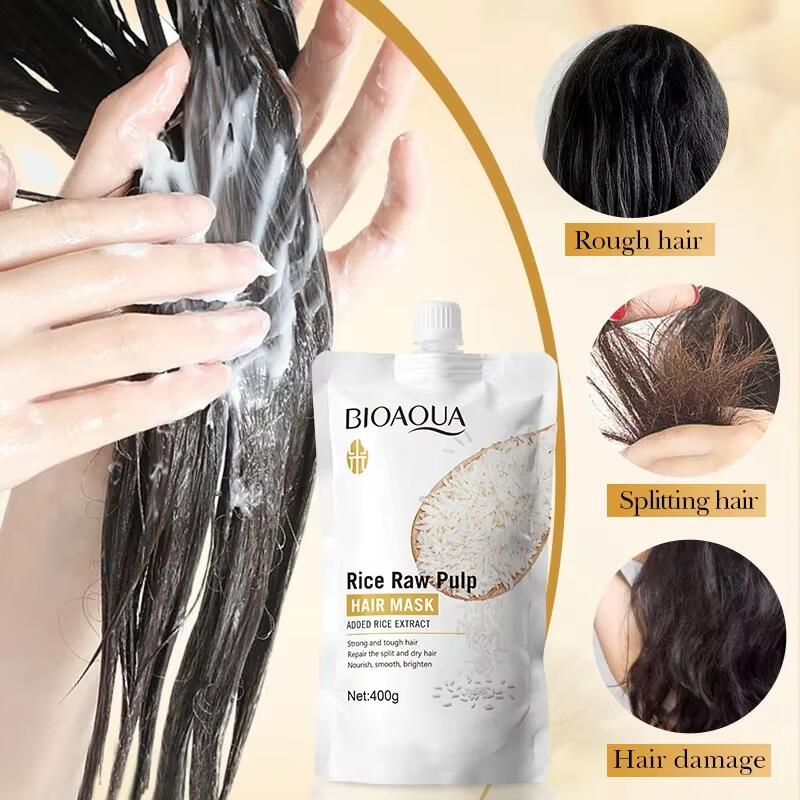 마법의 케라틴 헤어 마스크 5 초 수리 손상된 곱슬 머 - Hair Care Korean Products 리뷰 및 가격