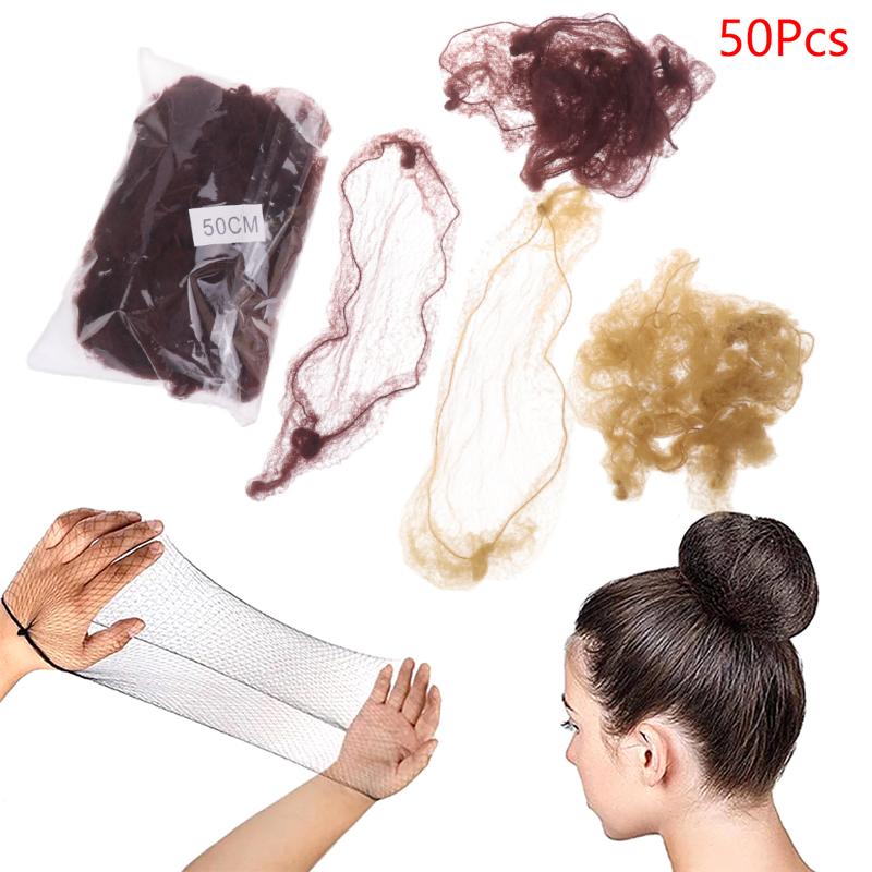 새로운 50개입 헤어넷 탄성 번들 헤어 보이지 않는 헤 - Hair Net Invisible 리뷰 및 가격