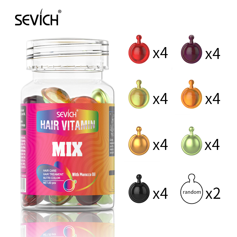 Sevich 헤어 비타민 캡슐 케라틴 오일 수리 손상된 - Hair Care Korean Products 리뷰 및 가격