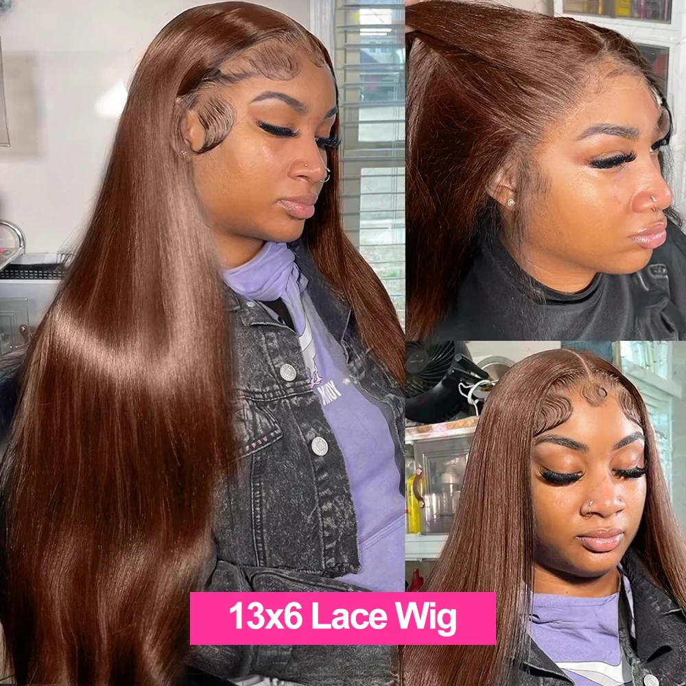 초콜릿 13x4 HD 레이스 프론트 가발 200% 밀도 - Lace Front Wig 리뷰 및 가격
