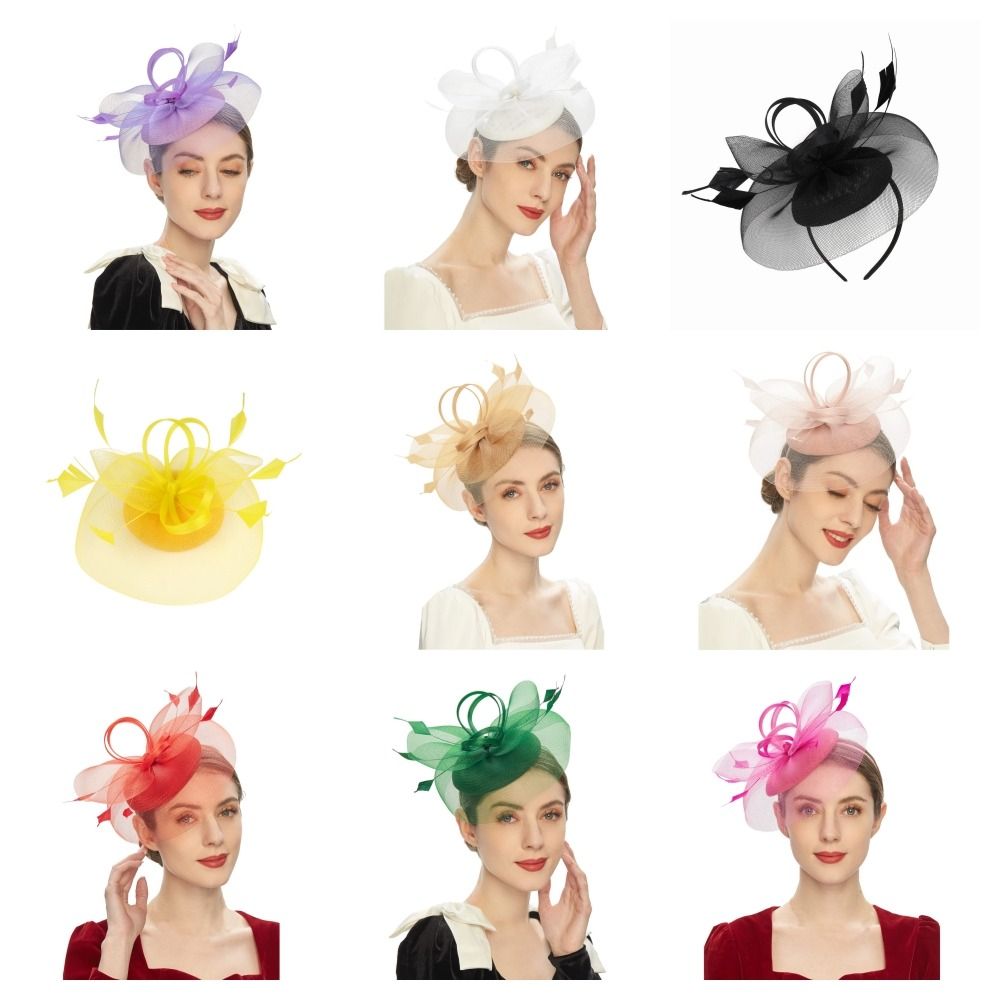 패션 깃털 메쉬 페시네이터 모자, 정교하고 달콤한 베일 - Hair Net Invisible 리뷰 및 가격