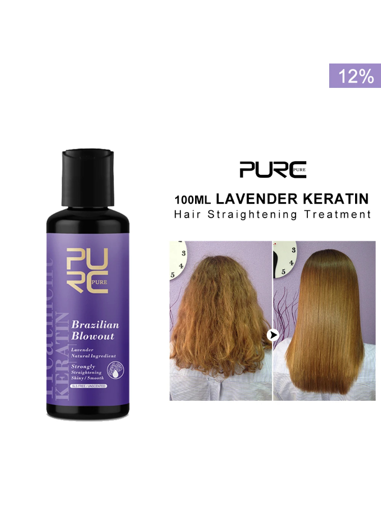 PURC 라벤더 12% 브라질 케라틴 스트레이트 닝 트 - Hair Care Korean Products 리뷰 및 가격