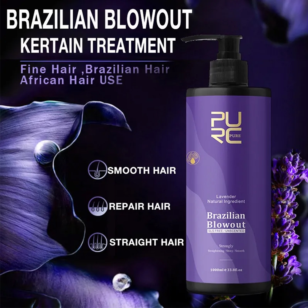PURC 라벤더 12% 브라질 케라틴 스트레이트 닝 트 - Hair Care Korean Products 리뷰 및 가격
