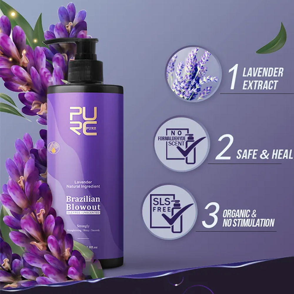 PURC 라벤더 12% 브라질 케라틴 스트레이트 닝 트 - Hair Care Korean Products 리뷰 및 가격